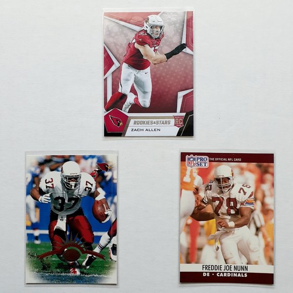 Arizona Cardinals 9 Card Lot [FBL1_2] - Picture 7 of 8